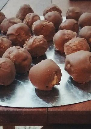 Una foto de Trufas de vainilla y leche condensada