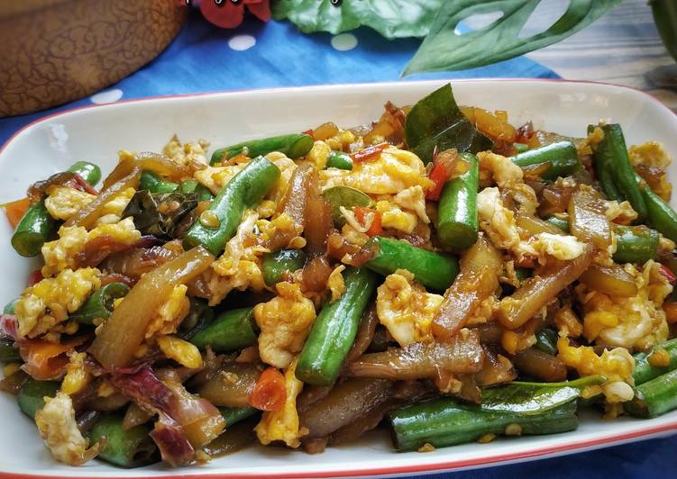 Resep Tumis Labu Siam, Buncis dan Telur Lezat
