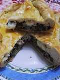 Pizza di scarole con la provola..