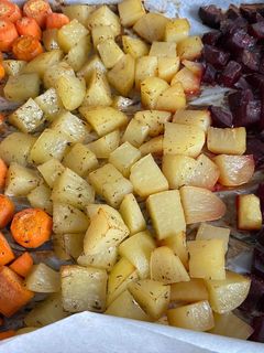 Ropogós sült zöldségek recept fotója