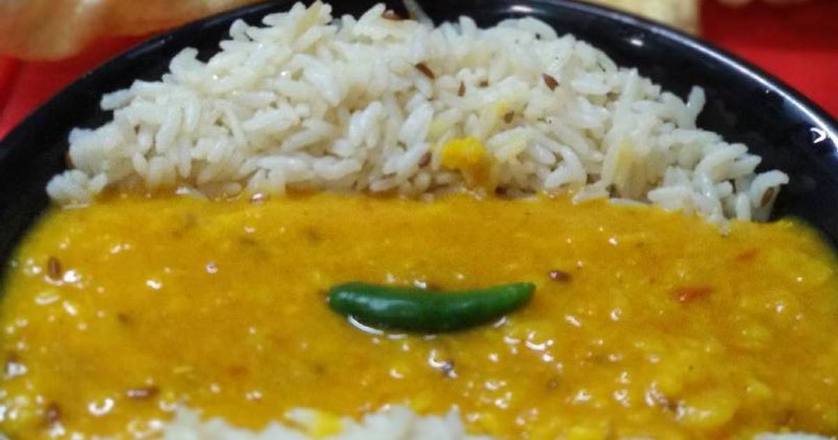 Daal rice Recipe by Mamta Rastogi - Cookpad