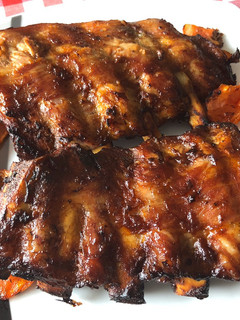 Una foto de Costillas barbacoa (con Ninja Foodi o Instant Pot+Air Fryer)
