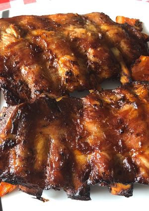 Una foto de Costillas barbacoa (con Ninja Foodi o Instant Pot+Air Fryer)