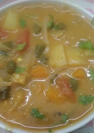 வெஜிடபிள் குருமா செய்முறை முக்கிய புகைப்படம்