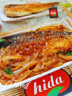 蕃茄醬燒鯖魚 的食譜成品照片