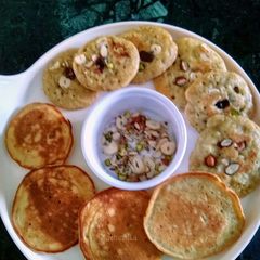 A picture of Banana, Jaggery Pancakes.