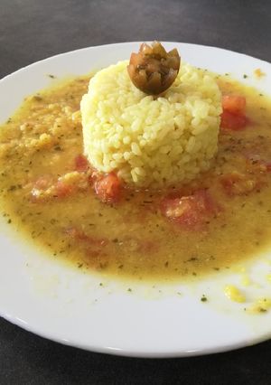 Una foto de Masoor Dal o Sopa de lentejas rojas
