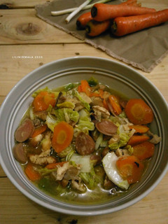 Foto resep Tumis sawi putih dan wortel