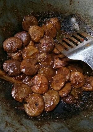 Foto resep Rendang jengkol enakk praktis bumbu instan