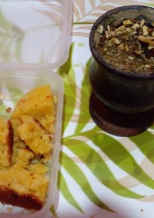 Una foto de Torta sencilla de naranja y limón