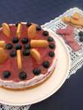 Cheesecake ai Plasmon con Cioccolato Ruby e Mirtilli