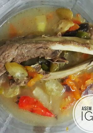 Foto resep Asem asem iga