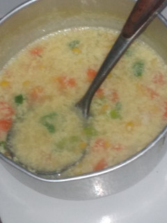 Foto resep Sup jagung telur