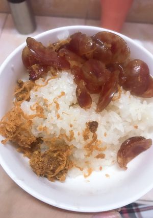 Hình của món Xôi mặn đơn giản.