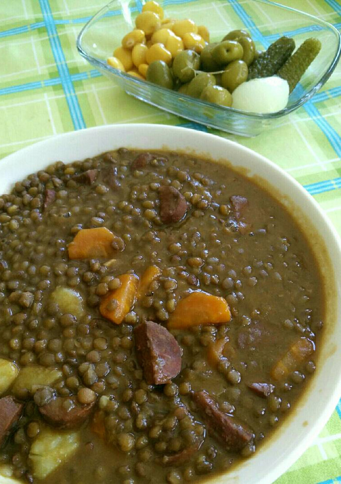 Una foto de Lentejas con chorizo