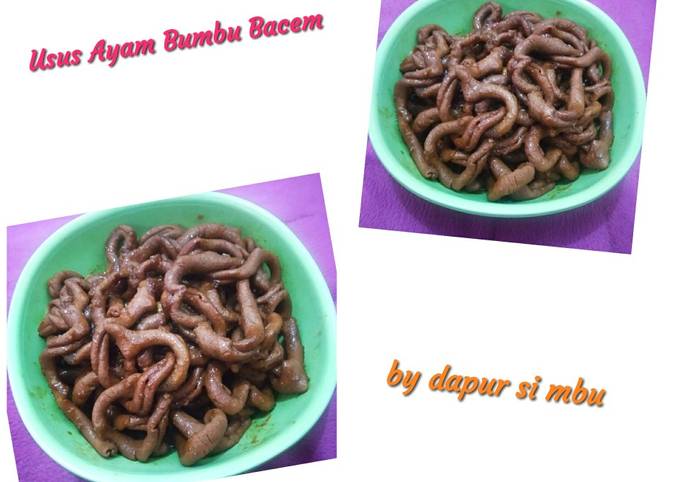 Usus ayam bumbu bacem