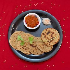 A picture of Horse gram Paratha.