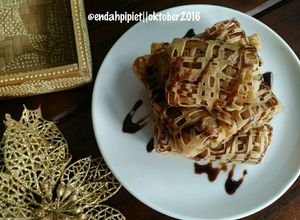 Foto resep Roti Jala with Banana Colatta