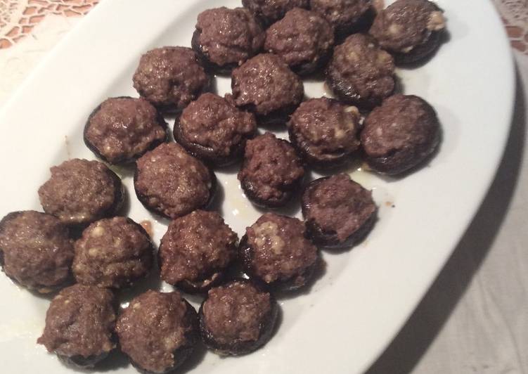 Funghi al forno ripieni