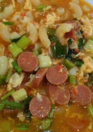 Foto resep Seblak Makaroni Pedas Mantap