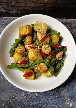 Foto resep Tumis Tahu Buncis Udang