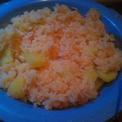 A picture of Banana potato rice.