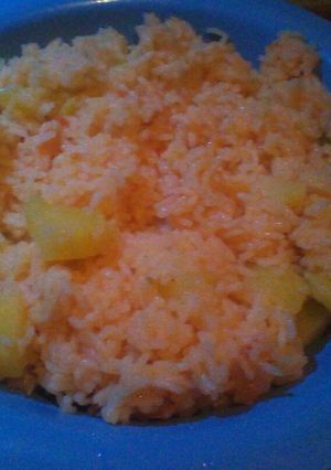 A picture of Banana potato rice.
