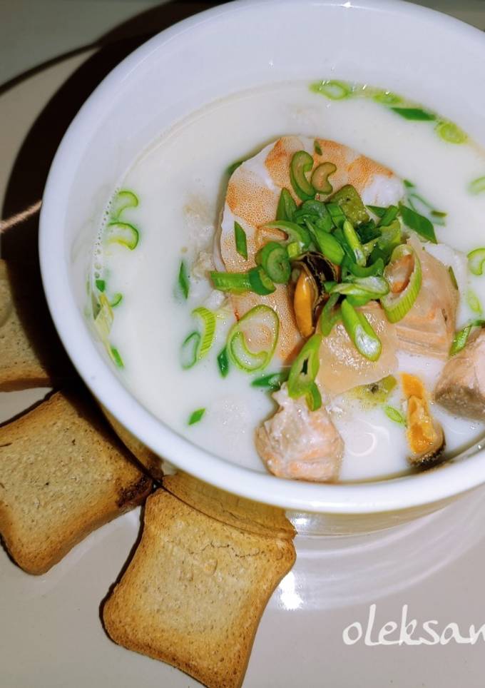 Суп з морепродуктами🦐 по-норвежськи
