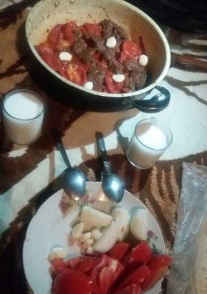 عکسی از دستور شام شوهر پز عاشقانه
