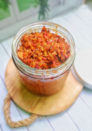 Foto resep Sambal kecombrang teri medan
