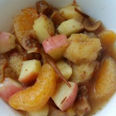 A picture of Vickys Warming Winter Fruit Salad, GF DF EF SF NF.