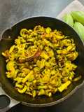 Potala Aloo bhaja (Pointed gourd & Potato fry)