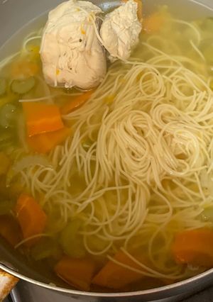 Una foto de Sopita de mamá para el dolor de pancita