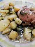 Pollo al verdeo express y one-pot