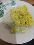 Pollo al curry 4 ingredientes