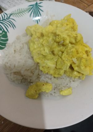 Una foto de Pollo al curry 4 ingredientes