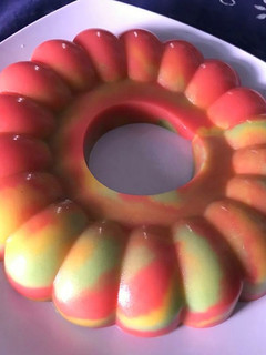 Foto resep Puding roti tawar pelangi
