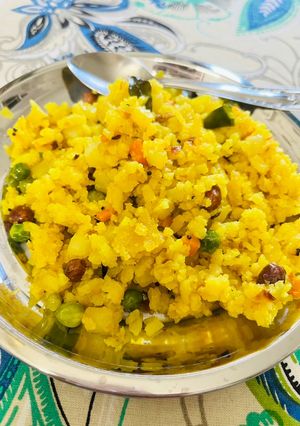 A picture of Poha Recipe 🥘🥘.