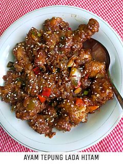 Foto resep Ayam tepung Lada Hitam