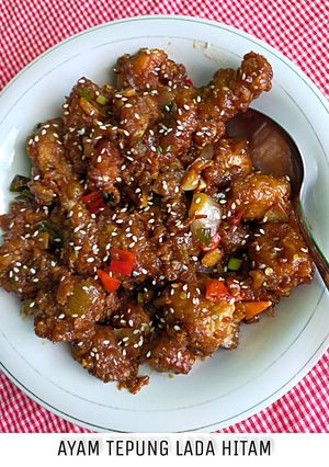 Foto resep Ayam tepung Lada Hitam