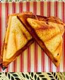 Vegetable cheese Toast sandwich