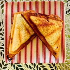 A picture of Vegetable cheese Toast sandwich.