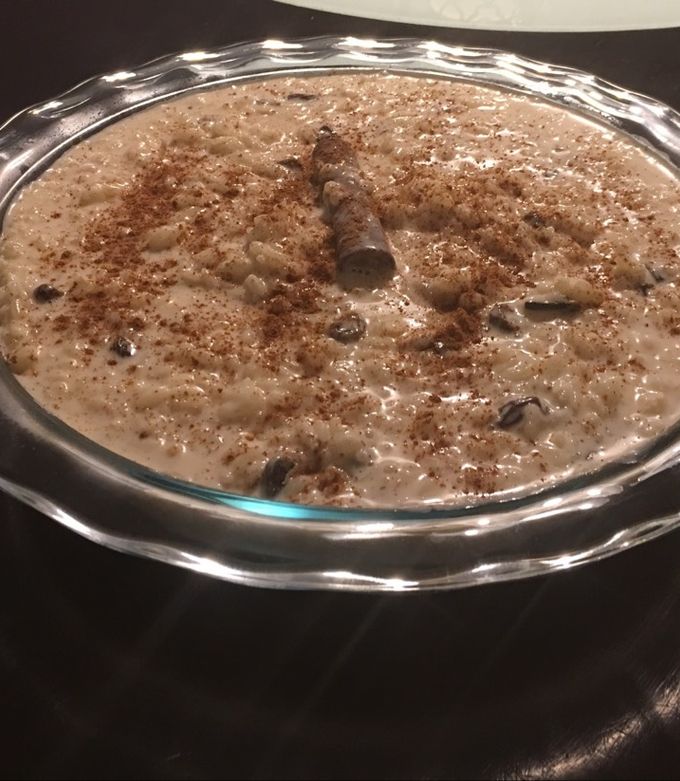 Una foto de Arroz con dulce