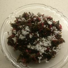 A picture of Red Amaranth leaves vegetable.