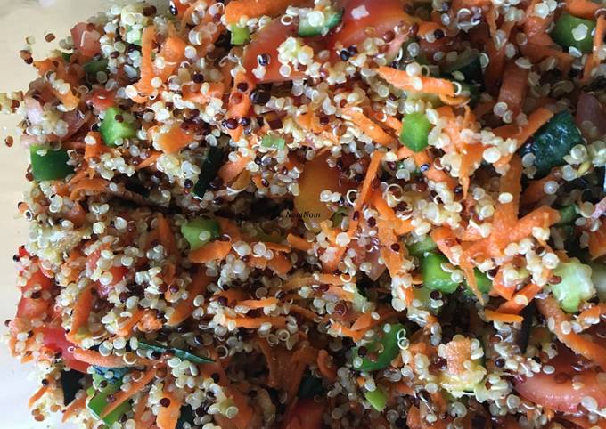 Simple Way to Make Super Quick Homemade Vegetarian Quinoa salad