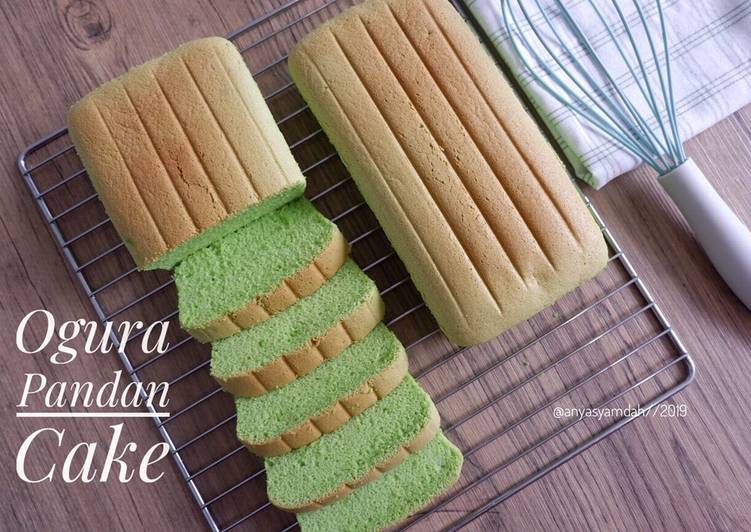 Anti Ribet, Bikin Ogura pandan cake simpel
