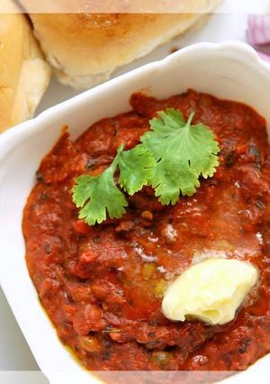 A picture of Paw bhaji....my husband's choice.