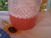 Una foto de refresco de fresa