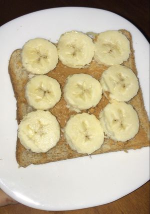 Foto resep Banana peanut toast