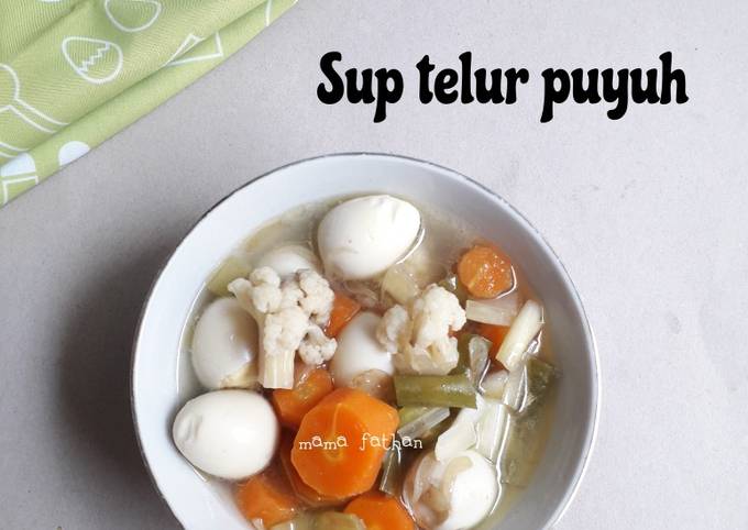 Sup telur puyuh